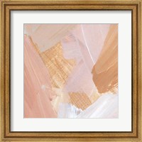 Framed 'Pink Vanilla IV' border=