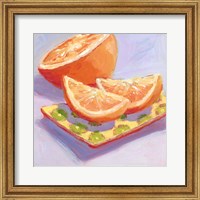 Framed 'Still Citrus III' border=