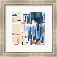 Framed 'Summer Abstraction II' border=