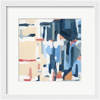 Framed 'Summer Abstraction II' border=