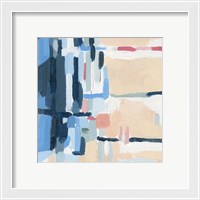 Framed 'Summer Abstraction III' border=