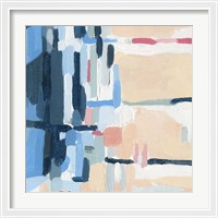 Framed 'Summer Abstraction III' border=