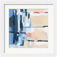 Framed 'Summer Abstraction III' border=