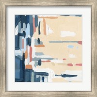 Framed 'Summer Abstraction IV' border=