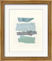 Framed 'Seaside Color Study II' border=