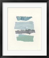 Framed 'Seaside Color Study II' border=