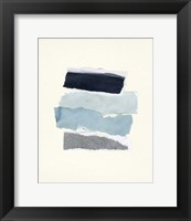 Framed 'Seaside Color Study III' border=