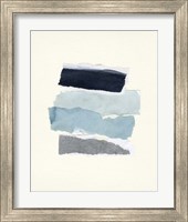 Framed 'Seaside Color Study III' border=