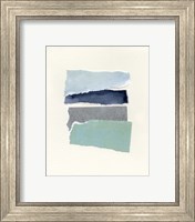 Framed 'Seaside Color Study IV' border=