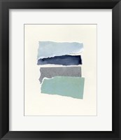 Framed 'Seaside Color Study IV' border=