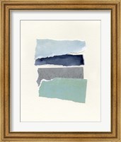 Framed 'Seaside Color Study IV' border=