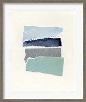 Framed 'Seaside Color Study IV' border=