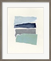 Framed 'Seaside Color Study IV' border=