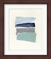 Framed 'Seaside Color Study IV' border=