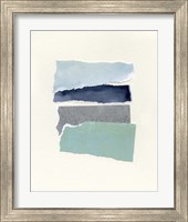 Framed 'Seaside Color Study IV' border=