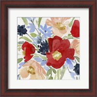 Framed 'Indian Summer Bouquet II' border=