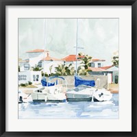 Beach Town Summer II Framed Print