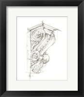 Framed 'Corbel Sketch I' border=