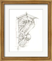 Framed 'Corbel Sketch I' border=