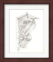 Framed 'Corbel Sketch I' border=