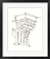 Corbel Sketch III Framed Print