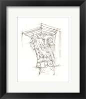 Framed 'Corbel Sketch IV' border=