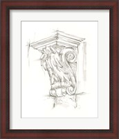 Framed 'Corbel Sketch IV' border=