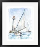 Sailing into the Harbor II Framed Print