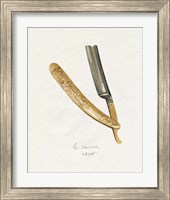 Framed 'Gilded Toiletries I' border=