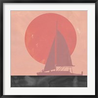 Framed Deep Sea Sunset II