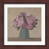 Framed 'Spring Vase III' border=