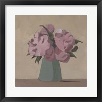 Framed 'Spring Vase III' border=