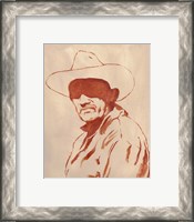 Framed 'Man of the West II' border=