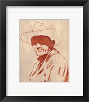 Framed 'Man of the West II' border=