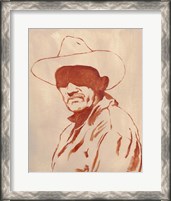 Framed 'Man of the West II' border=