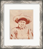 Framed 'Man of the West IV' border=