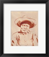 Framed 'Man of the West IV' border=