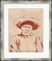 Framed 'Man of the West IV' border=