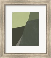 Framed 'Sage Prism I' border=