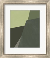 Framed 'Sage Prism I' border=