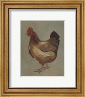 Framed 'Egg Hen II' border=