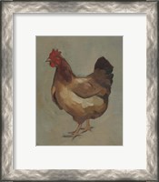 Framed 'Egg Hen II' border=