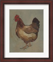 Framed 'Egg Hen II' border=