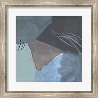 Framed 'Steely Abstract IV' border=