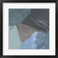 Framed 'Steely Abstract IV' border=