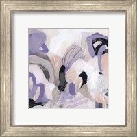 Framed 'Lilac Scramble I' border=