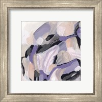 Framed 'Lilac Scramble III' border=