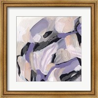 Framed 'Lilac Scramble III' border=