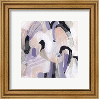 Framed 'Lilac Scramble IV' border=