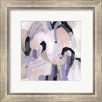 Framed 'Lilac Scramble IV' border=